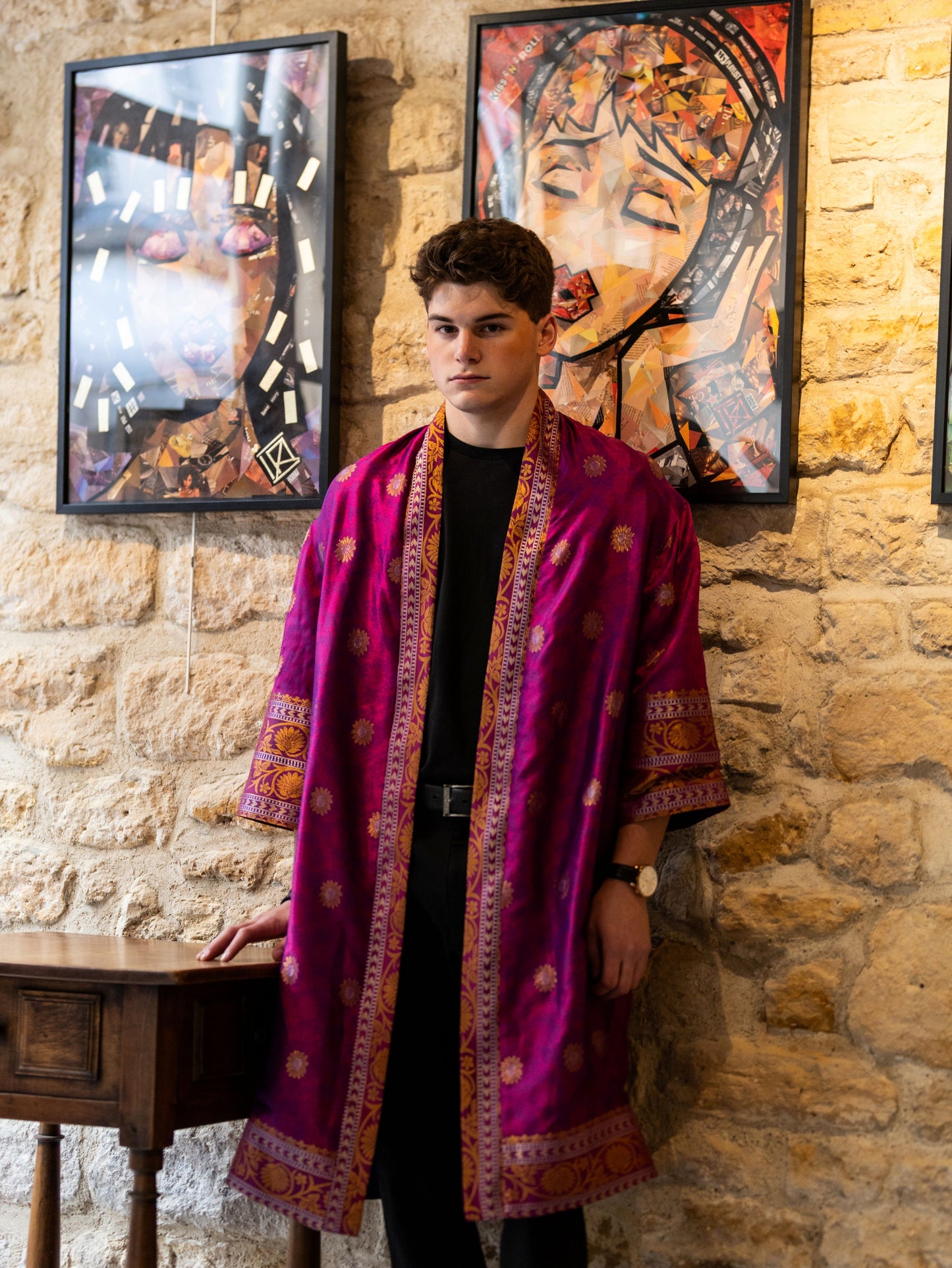 Kimono Antigone - Collection A.Kith x Khush Mizaj - Violet