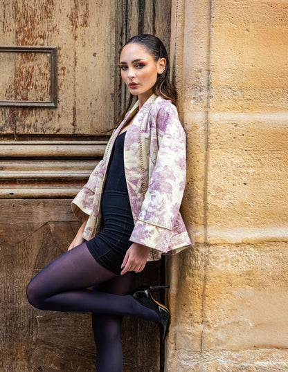 Kimono Aengus - Toile de Jouy