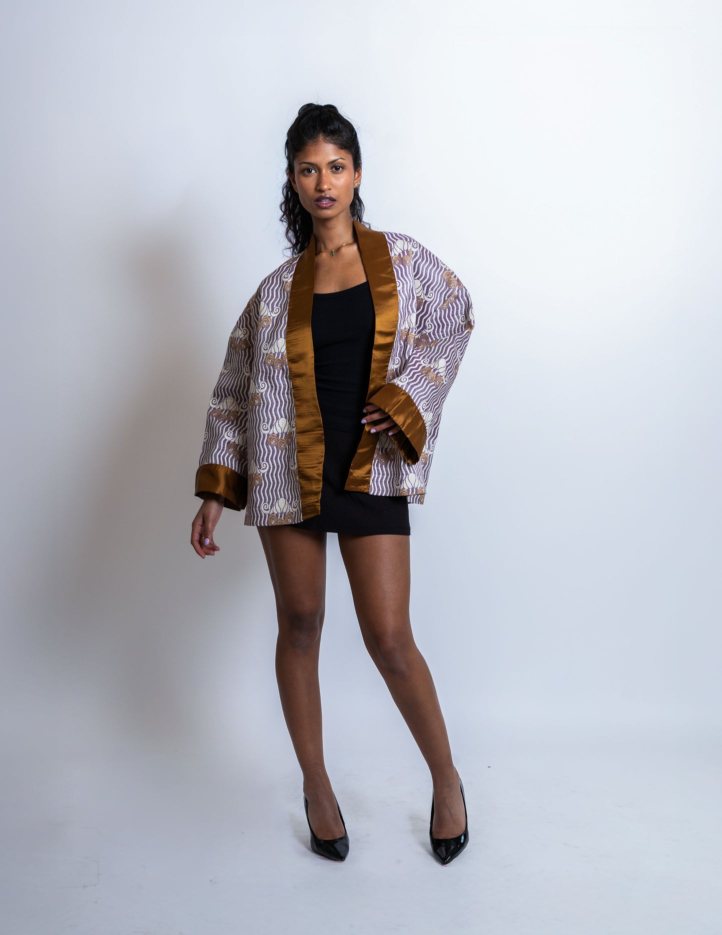 Kimono Aengus - Violet & brillant