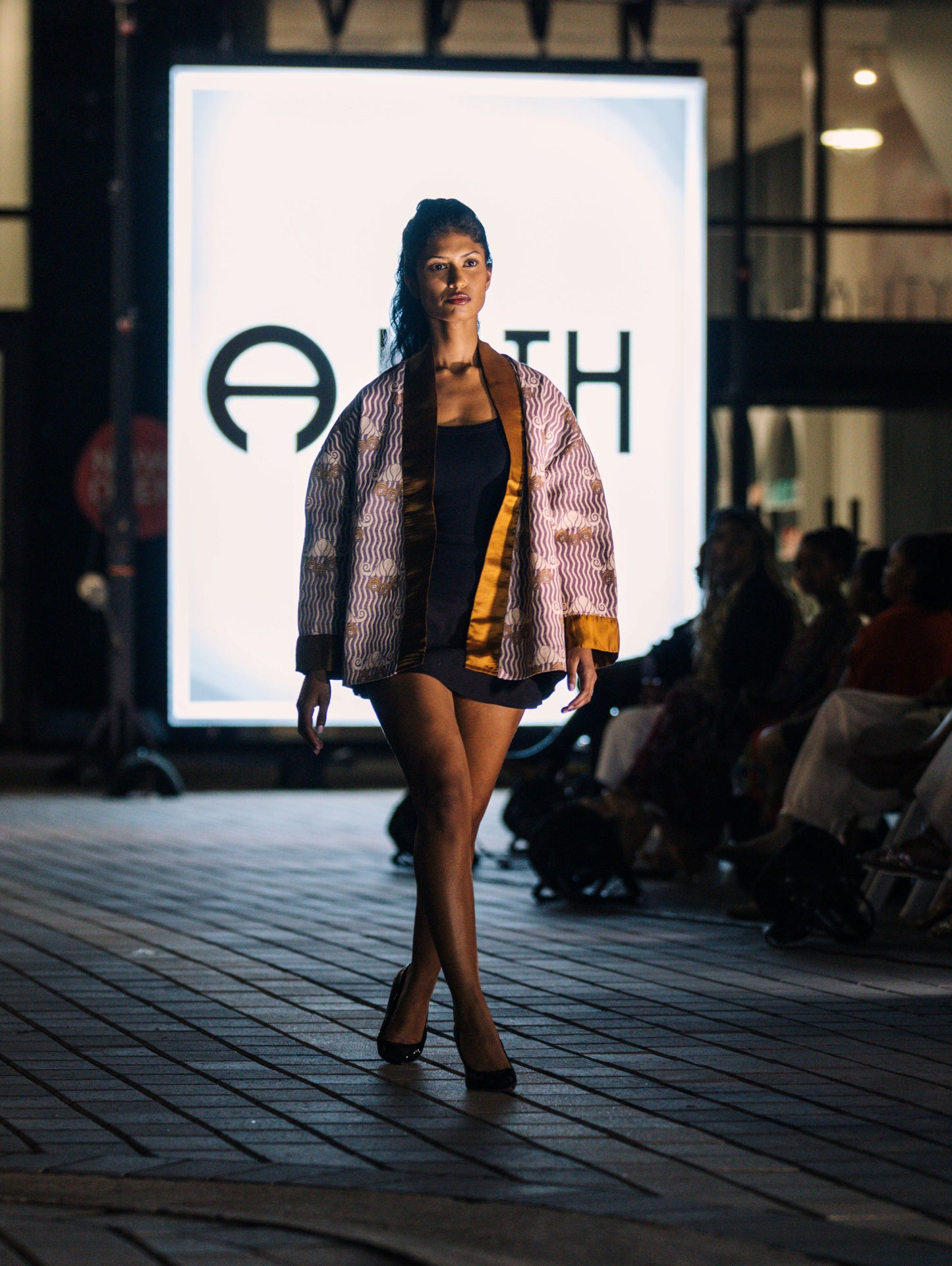 Kimono Aengus - Violet & brillant