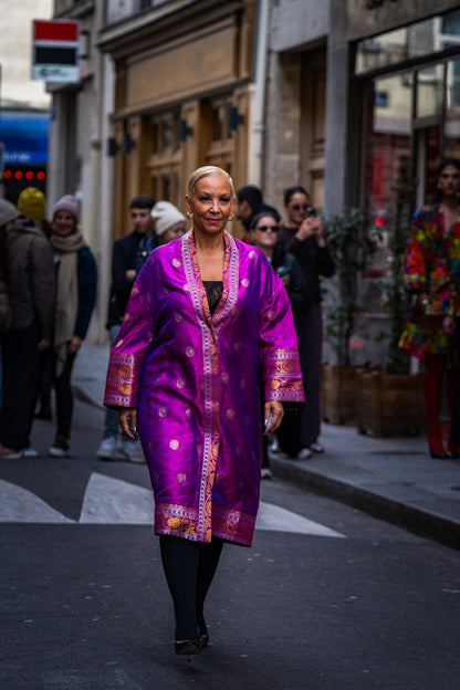 Kimono Antigone - Collection A.Kith x Khush Mizaj - Violet