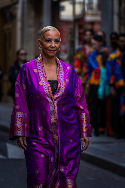 Kimono Antigone - Collection A.Kith x Khush Mizaj - Violet