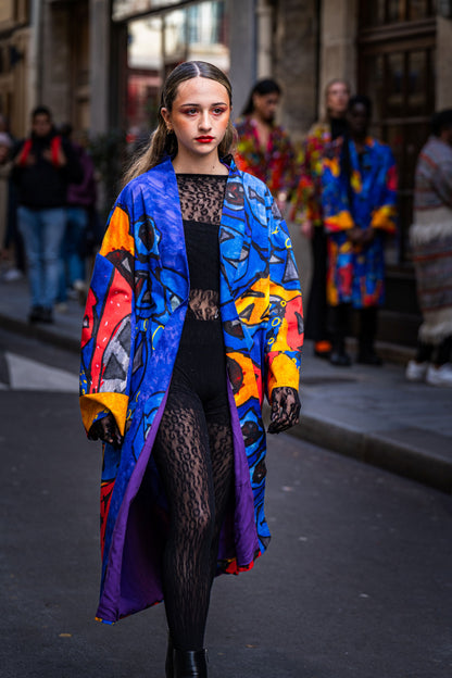 Kimono Antigone - Collection A.Kith x Lemonade Stand Designs - Blue Lemons