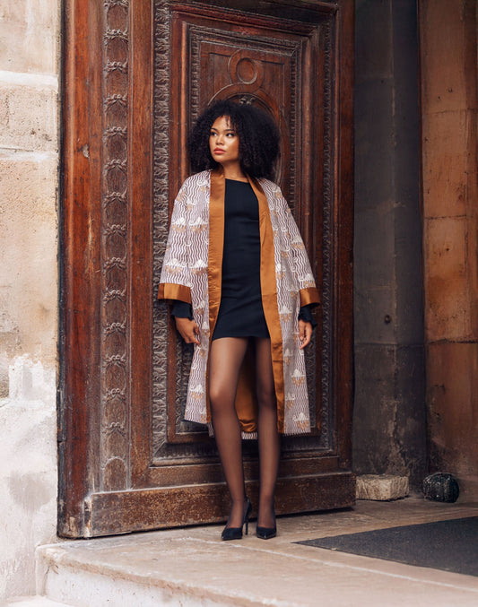 Kimono Antigone - Violet & brillant