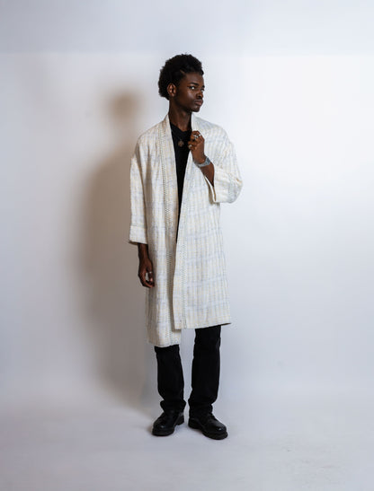 Kimono Antigone - Tweed écru