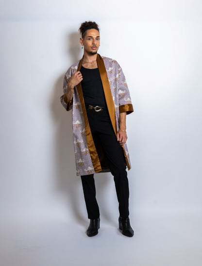 Kimono Antigone - Violet & brillant