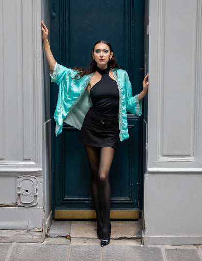 Kimono Aengus - Collection A.Kith x Khush Mizaj - Turquoise